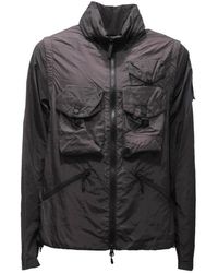 OUTHERE - Abnehmbare Ärmel Schwarze Jacke Mit Taschen - Lyst