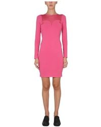 Moschino - Form-Fitting Mini Dress - Lyst