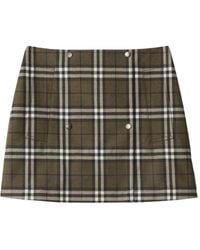 Burberry - Short Skirts - Lyst