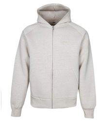 Autry - Neopren cremefarbener hoodie mit logodruck - Lyst