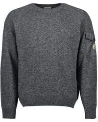 Moncler - Round-Neck Knitwear - Lyst