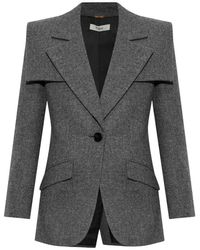 Chloé - Jassen ,Grijs ,Wol Blazer - Lyst
