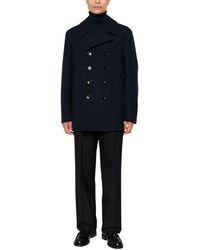 Tom Ford - Jassen ,Blauw ,Dubbele-Breasted Jas - Lyst