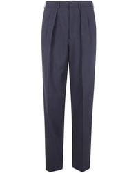 Tom Ford - Wool Cashmere Silk Reps Double Pleat Pants - Lyst