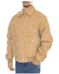 Carhartt - Jassen ,Bruin ,Katoen La Stanton Jacket - Lyst