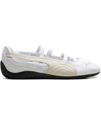 PUMA - Witte Slip-On Sneakers Met Uitgesneden Details - Lyst