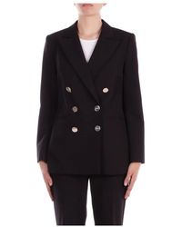 Liu Jo - Schwarze Jacken Kollektion 1 Logo - Lyst