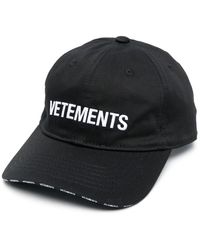Vetements Petten - - Heren - Zwart