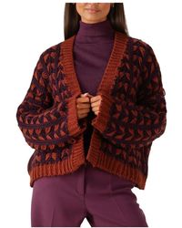Summum - Chunky Knit Cardigan Voor Vrouwen - Lyst