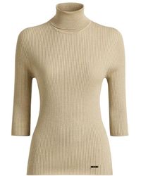 Kiton - Truien & Vesten ,Wol Wol Polo Hals Top - Lyst