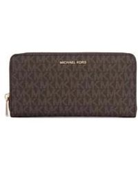 Michael Kors - Accessoires ,Bruin ,Stijlvolle Portemonnees En Kaarthouders - Lyst