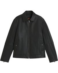 BOSS - Jassen ,Zwart ,Polyester Jogear Jas - Lyst