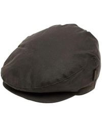 Barbour - Cheviot Wachs-Schiebermütze - Lyst