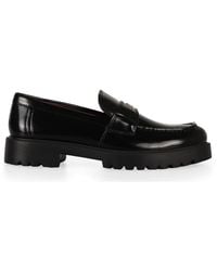 Tory Burch - Klassische Schwarze Lug-Sohle Slipper - Lyst