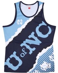 Mitchell & Ness - Fitness ,Veelkleurig ,Polyester North Carolina Tar Heels Basketbalshirt - Lyst