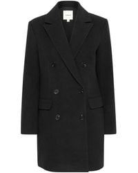 Soaked In Luxury - Oversized Schwarzer Blazer Mantel Jacke - Lyst