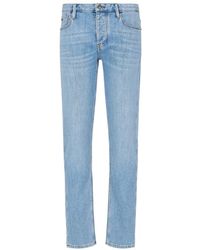 Emporio Armani - Jeans > slim-fit jeans - Lyst
