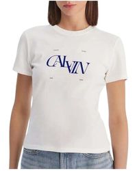 Calvin Klein - Split Logo Graphic Slim T-Shirt - Lyst