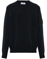 Stone Island - Wool Sweater - Lyst