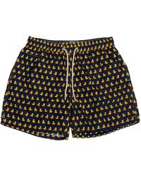 MC2 Saint Barth - Badmode ,Veelkleurig ,Micro Ducky Zwemshorts Met Verlichting - Lyst