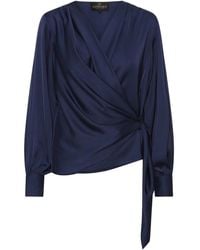 Karmamia - Overhemden ,Blauw ,Blouses - Lyst
