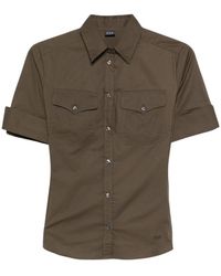 Fay - Shirt Met Korte Mouwen - Lyst