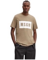 MSGM - T-Shirts - Lyst
