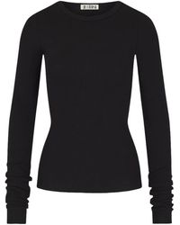 ÉTERNE - Long Sleeve Fitted Top - Lyst