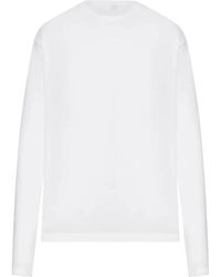 TOTEME - Klassiek T-Shirt Met Lange Mouwen - Lyst