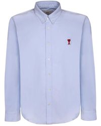 Ami Paris - De Coeur Button-Down Shirt - Lyst