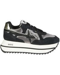 W6yz - Metallic Suede Deva Sneakers - Lyst