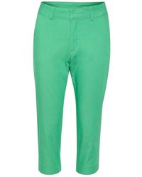 Kaffe - Cropped Trousers - Lyst