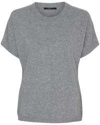 Btfcph - Truien & Vesten ,Grijs ,Wol Fijngebreid T-Shirt Met Ronde Hals - Lyst