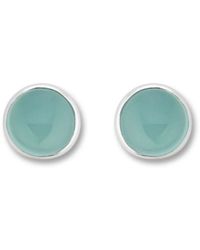 ONE ELEMENT - Chalcedon Silber Ohrringe Stecker - Lyst