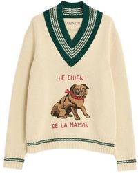 Valentino Garavani - V-Neck Knitwear - Lyst