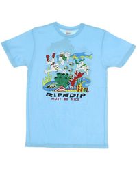 RIPNDIP - Oceaanblauw Tee Korte Mouw - Lyst
