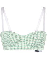 Gcds - Ondergoed ,Groen ,Tweed Tweed Bra - Lyst