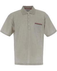 Thom Browne - Oversized polo aus baumwolle - Lyst