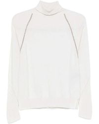 D.exterior - Off- Wol High-Neck Sweater - Lyst