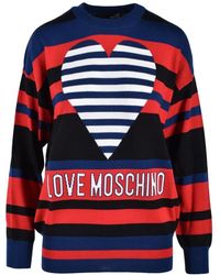 Love Moschino - Round-Neck Knitwear - Lyst