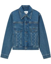 Marine Serre - Denim Jackets - Lyst