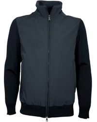 Paul & Shark - Jassen ,Zwart ,Katoen Typhoon Re-4X 4 Stretch Cardigan - Lyst