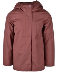 Elvine - Jassen ,Rood ,Polyester Lichtgewicht Jas Polyester Rits Ongevoerd - Lyst