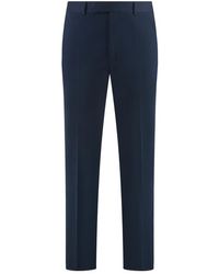 Gucci - Gabardine Broek Met Zijstrepen - Lyst