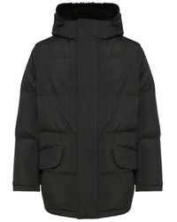 Yves Salomon - Jassen ,Zwart ,Wol Down Jacket 78Cm - Lyst