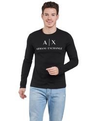 Armani Exchange - Long Sleeve Tops - Lyst