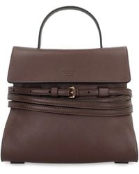 Moschino - Kleine Lederhandtasche Mit Klappenverschluss - Lyst