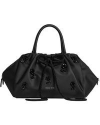 Simone Rocha - Tassen ,Zwart ,Handtas Met Geborduurde Versieringen - Lyst