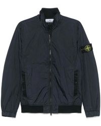 Stone Island - Chaqueta Bómber Con Motivo Compass - Lyst