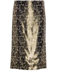 KENZO - Midi Skirts - Lyst